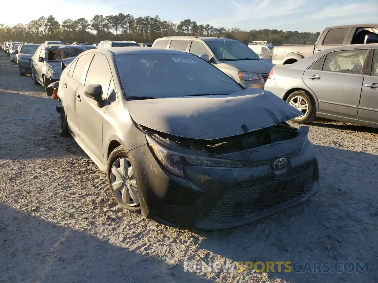 1 Photograph of a damaged car 5YFDPRAE7LP078121 TOYOTA COROLLA 2020