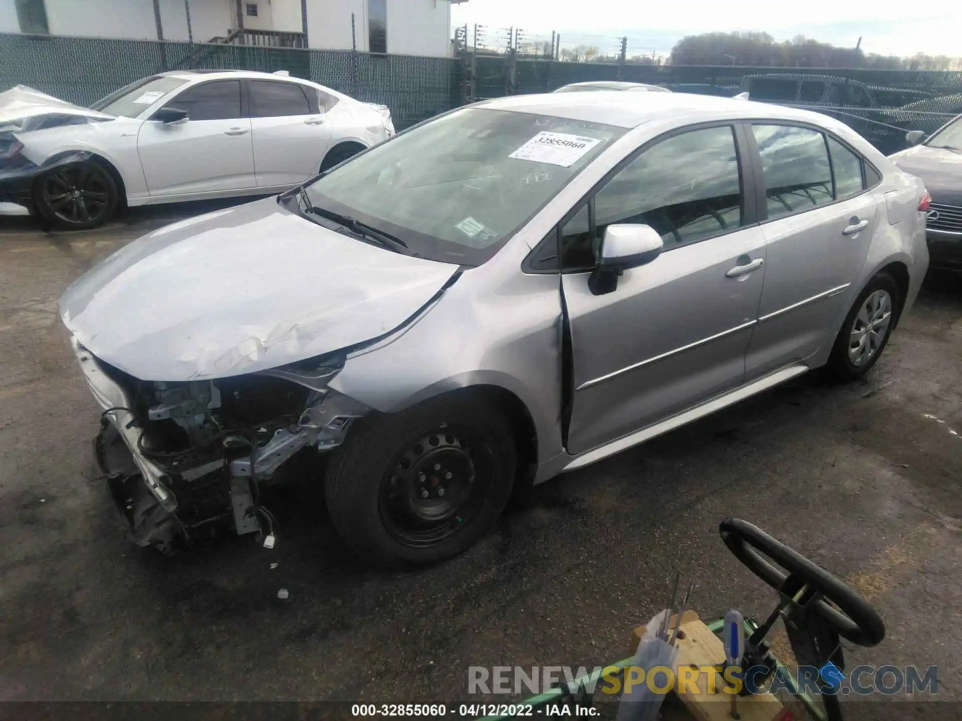 2 Photograph of a damaged car 5YFDPRAE7LP094898 TOYOTA COROLLA 2020