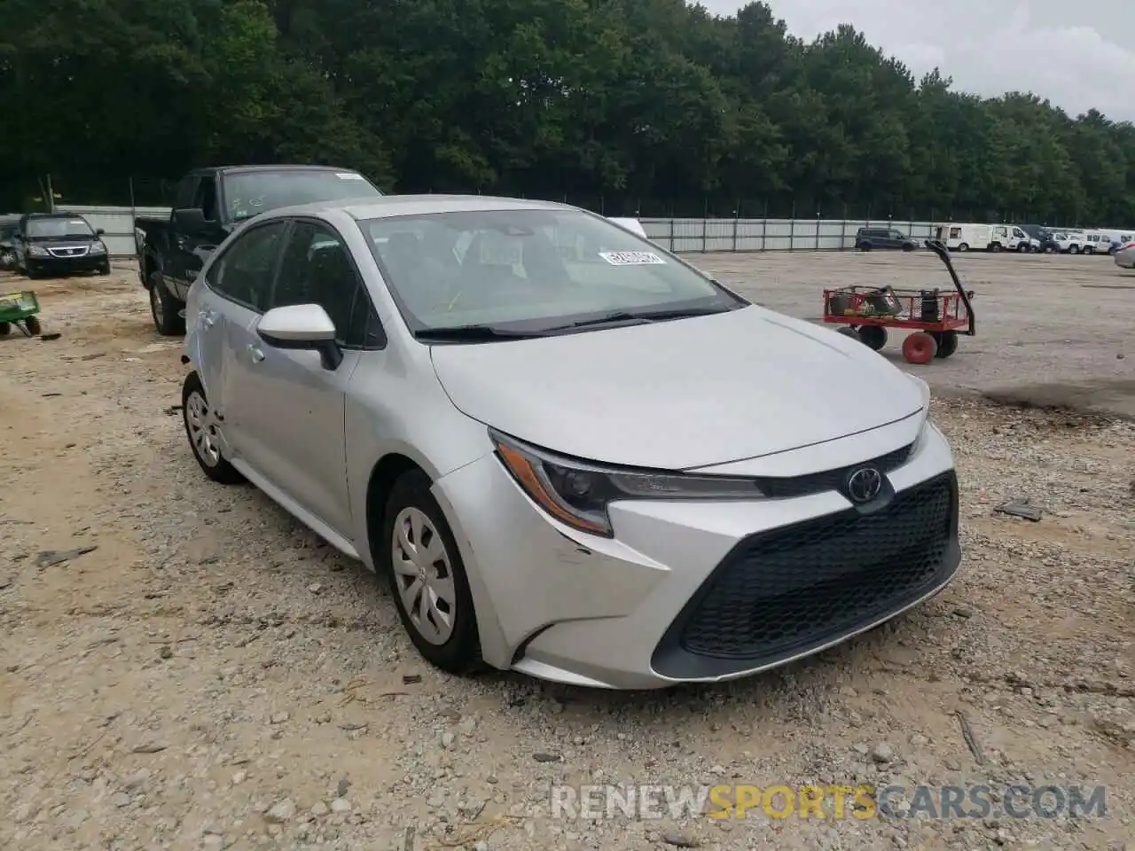 1 Photograph of a damaged car 5YFDPRAE7LP108699 TOYOTA COROLLA 2020