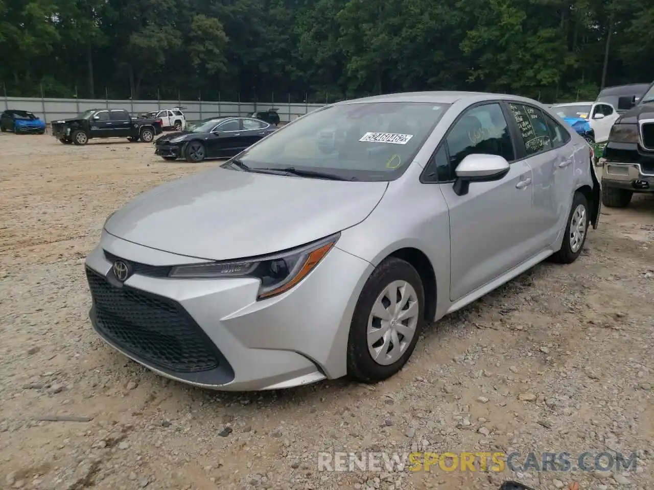 2 Photograph of a damaged car 5YFDPRAE7LP108699 TOYOTA COROLLA 2020