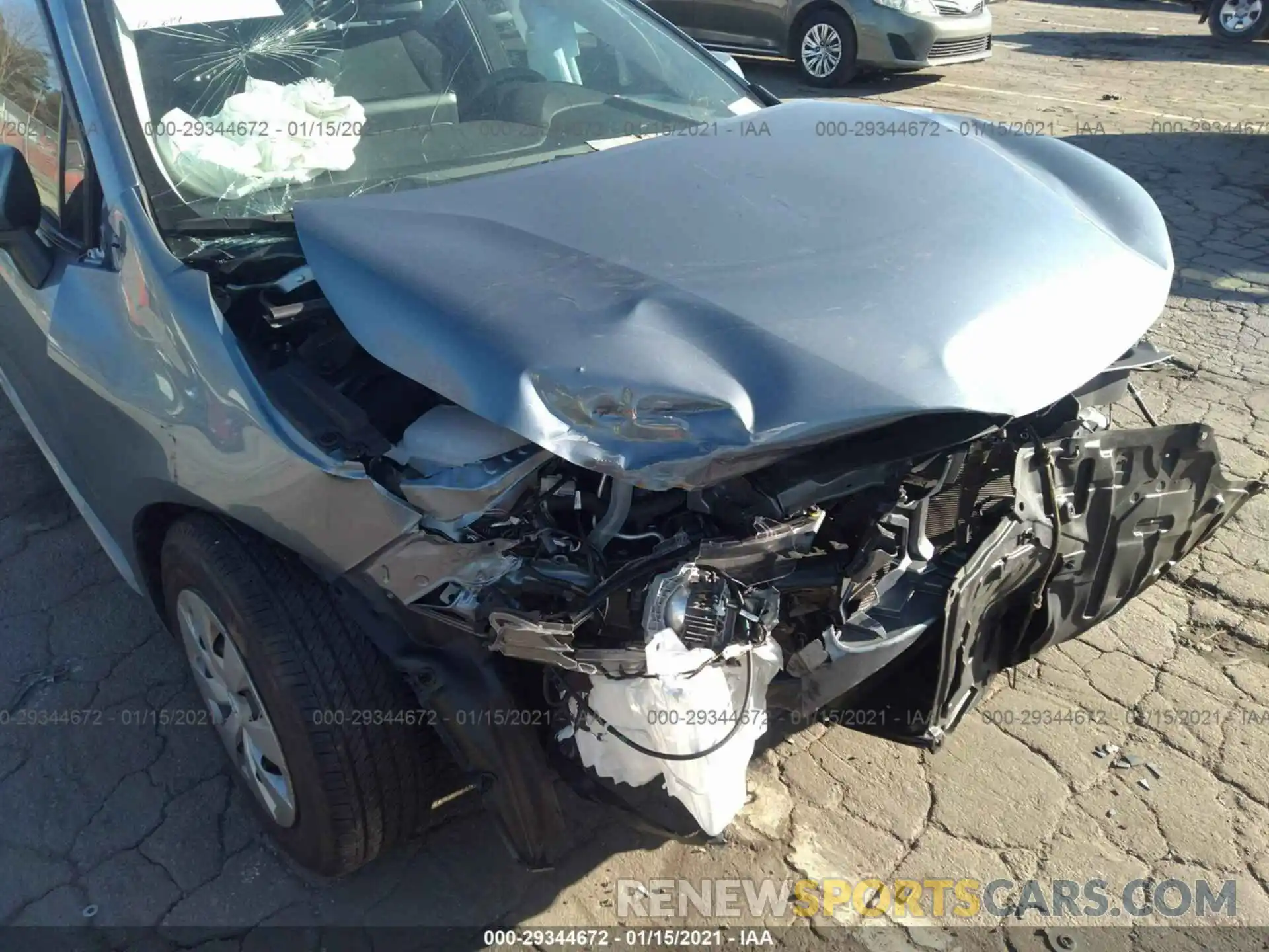 6 Photograph of a damaged car 5YFDPRAE7LP124644 TOYOTA COROLLA 2020