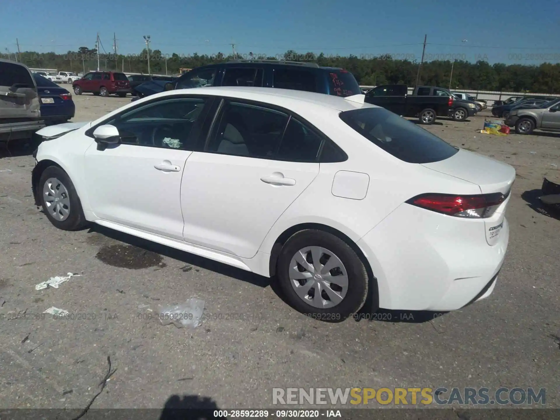 3 Photograph of a damaged car 5YFDPRAE7LP144411 TOYOTA COROLLA 2020