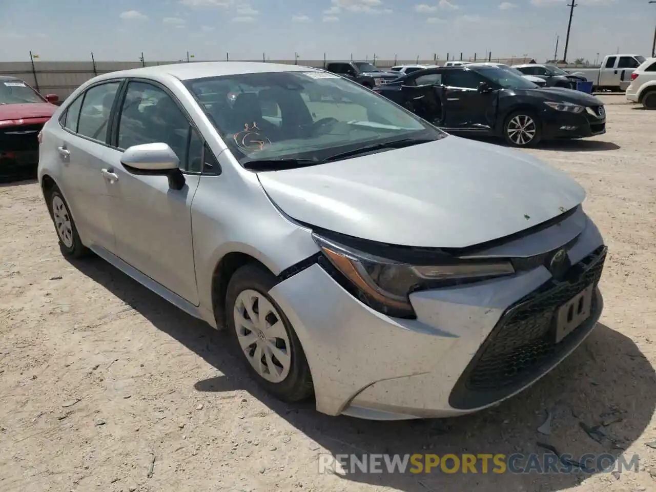 1 Photograph of a damaged car 5YFDPRAE7LP145414 TOYOTA COROLLA 2020