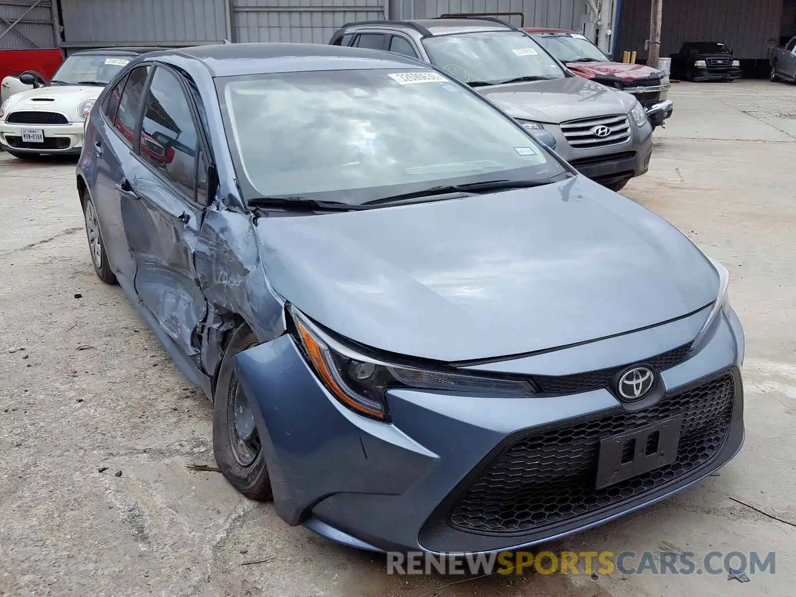 1 Photograph of a damaged car 5YFDPRAE8LP002424 TOYOTA COROLLA 2020