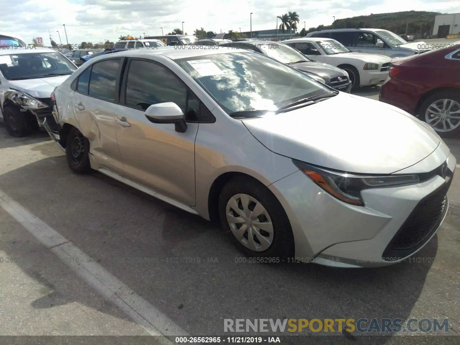 1 Photograph of a damaged car 5YFDPRAE8LP006778 TOYOTA COROLLA 2020