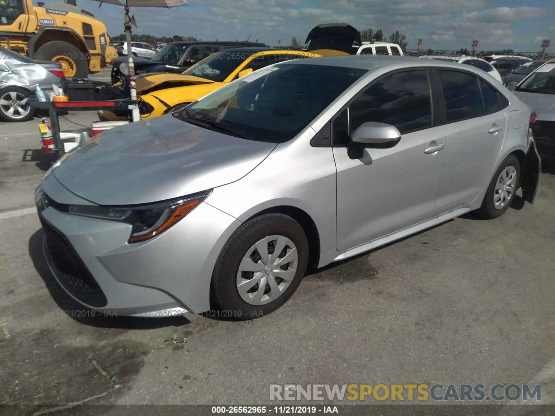 2 Photograph of a damaged car 5YFDPRAE8LP006778 TOYOTA COROLLA 2020