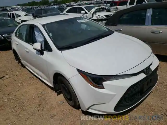 1 Photograph of a damaged car 5YFDPRAE8LP016873 TOYOTA COROLLA 2020