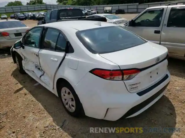 3 Photograph of a damaged car 5YFDPRAE8LP016873 TOYOTA COROLLA 2020