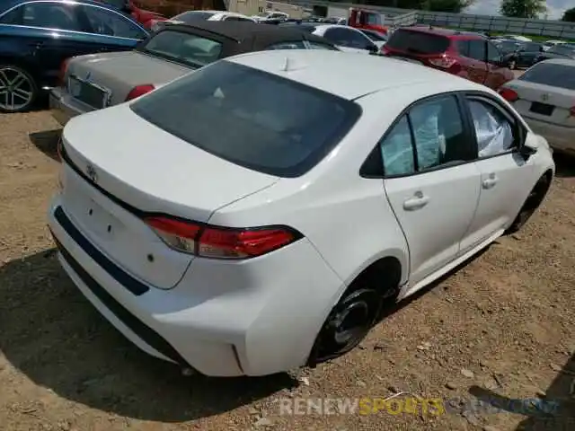 4 Photograph of a damaged car 5YFDPRAE8LP016873 TOYOTA COROLLA 2020