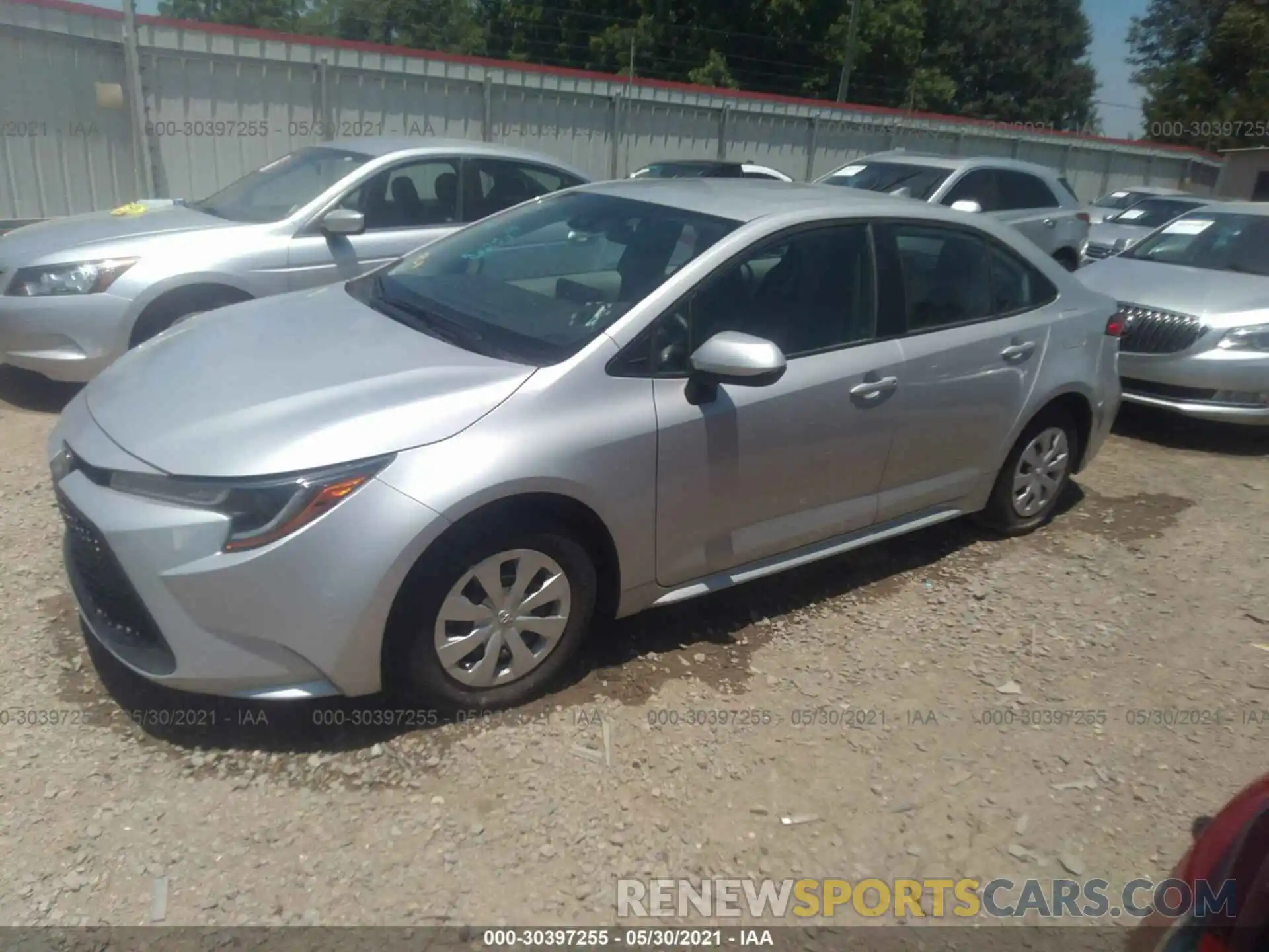 2 Photograph of a damaged car 5YFDPRAE8LP030322 TOYOTA COROLLA 2020