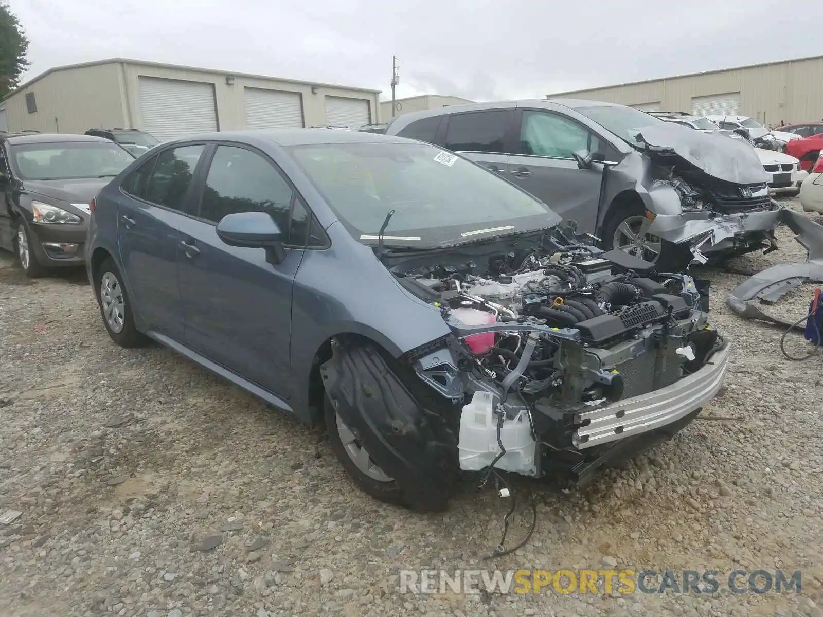 1 Photograph of a damaged car 5YFDPRAE8LP031857 TOYOTA COROLLA 2020