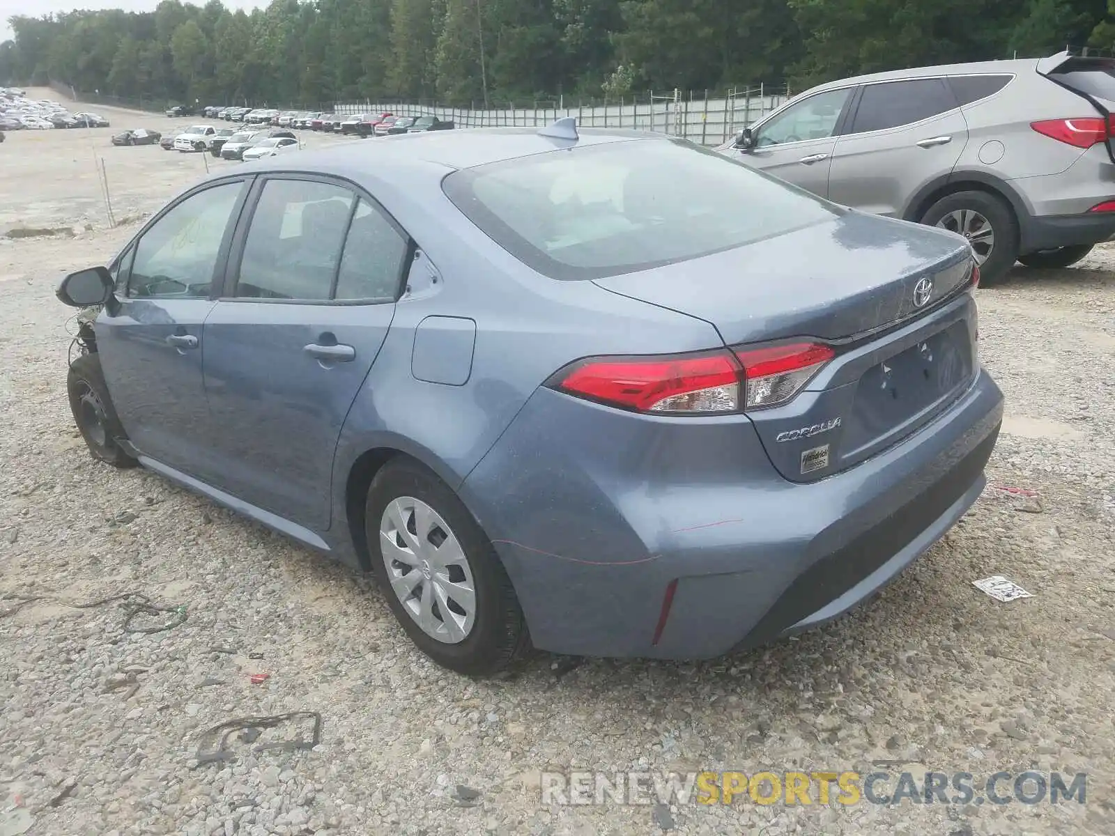 3 Photograph of a damaged car 5YFDPRAE8LP031857 TOYOTA COROLLA 2020