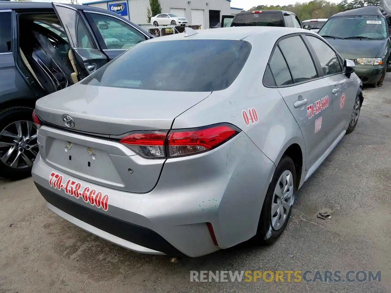 4 Photograph of a damaged car 5YFDPRAE8LP038758 TOYOTA COROLLA 2020