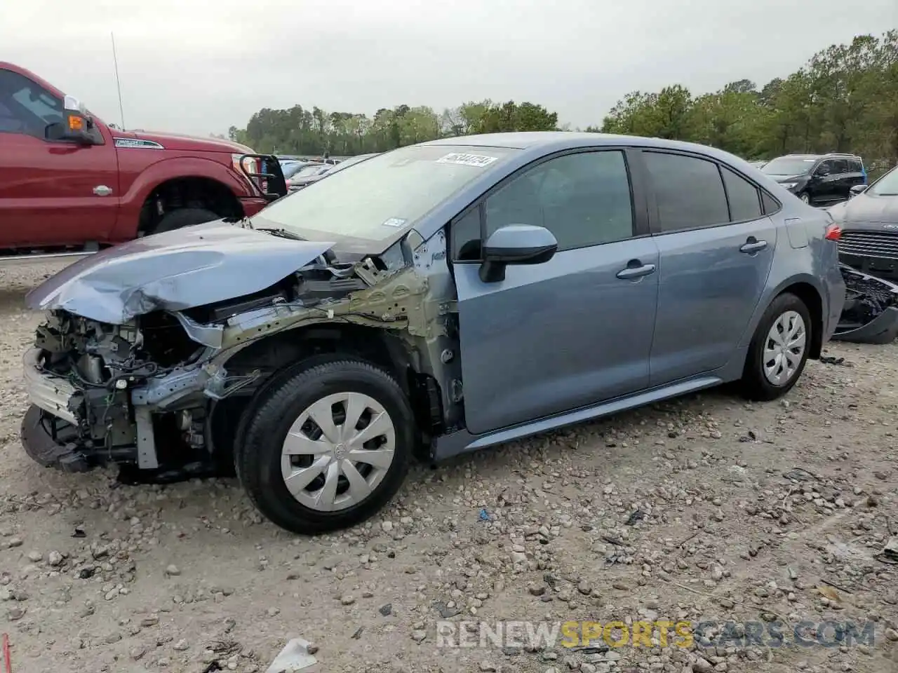 1 Photograph of a damaged car 5YFDPRAE8LP047458 TOYOTA COROLLA 2020