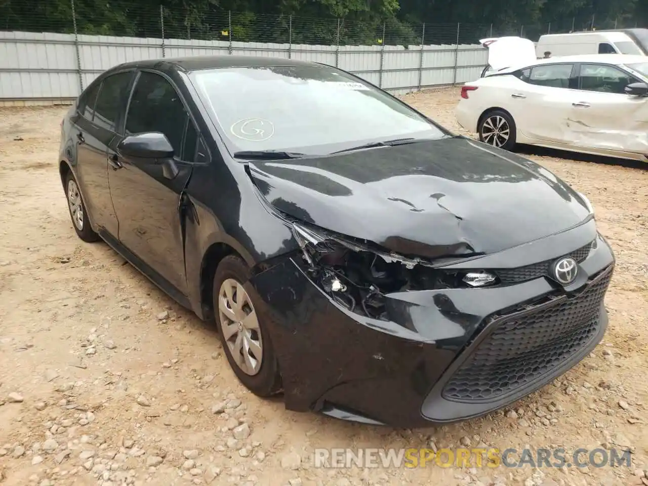 1 Photograph of a damaged car 5YFDPRAE8LP053843 TOYOTA COROLLA 2020