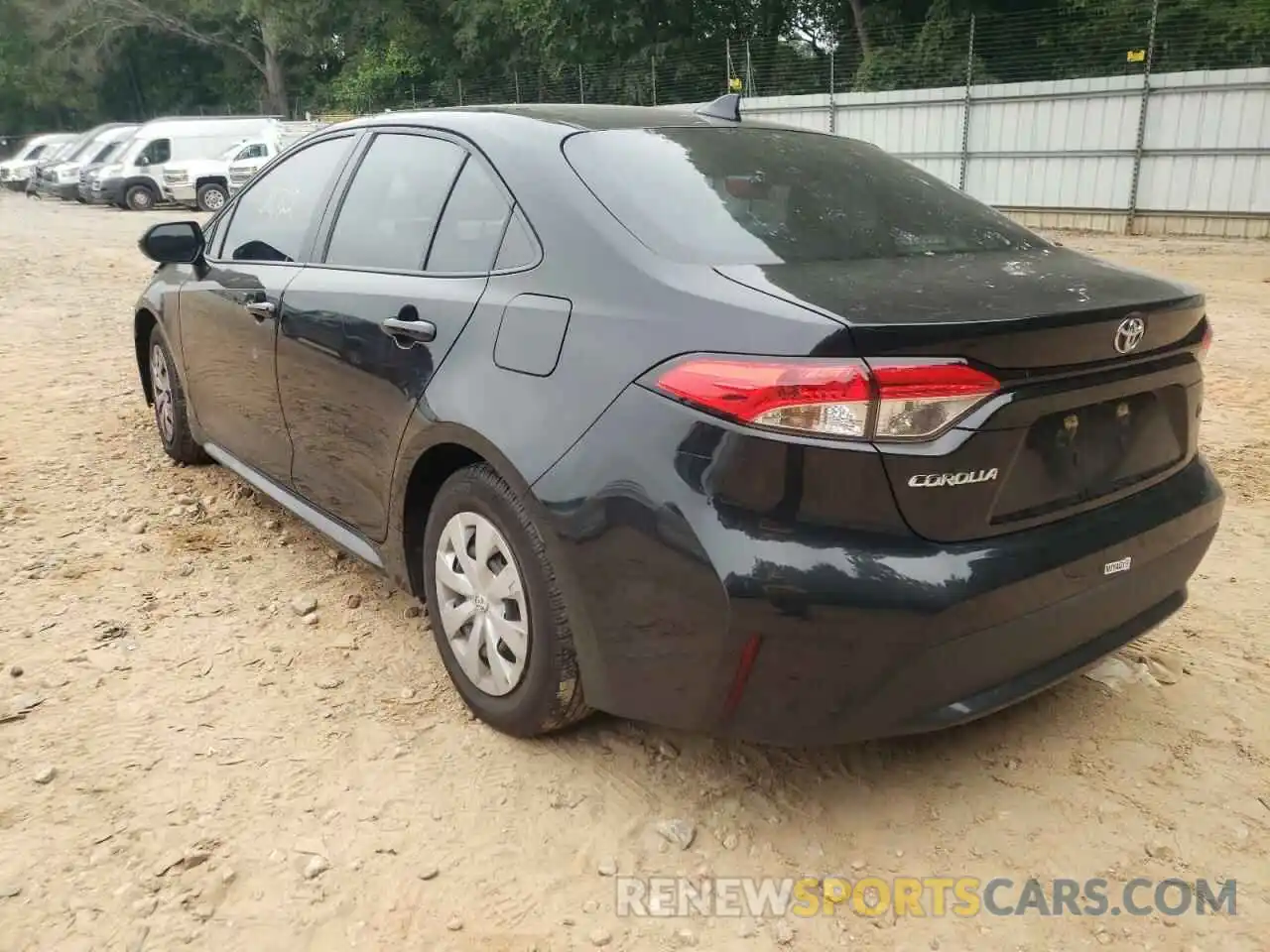 3 Photograph of a damaged car 5YFDPRAE8LP053843 TOYOTA COROLLA 2020