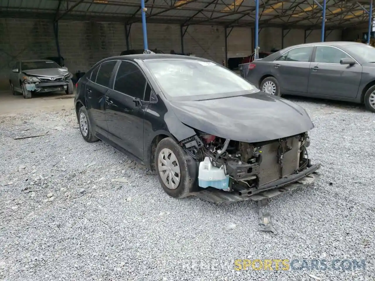 1 Photograph of a damaged car 5YFDPRAE8LP054216 TOYOTA COROLLA 2020