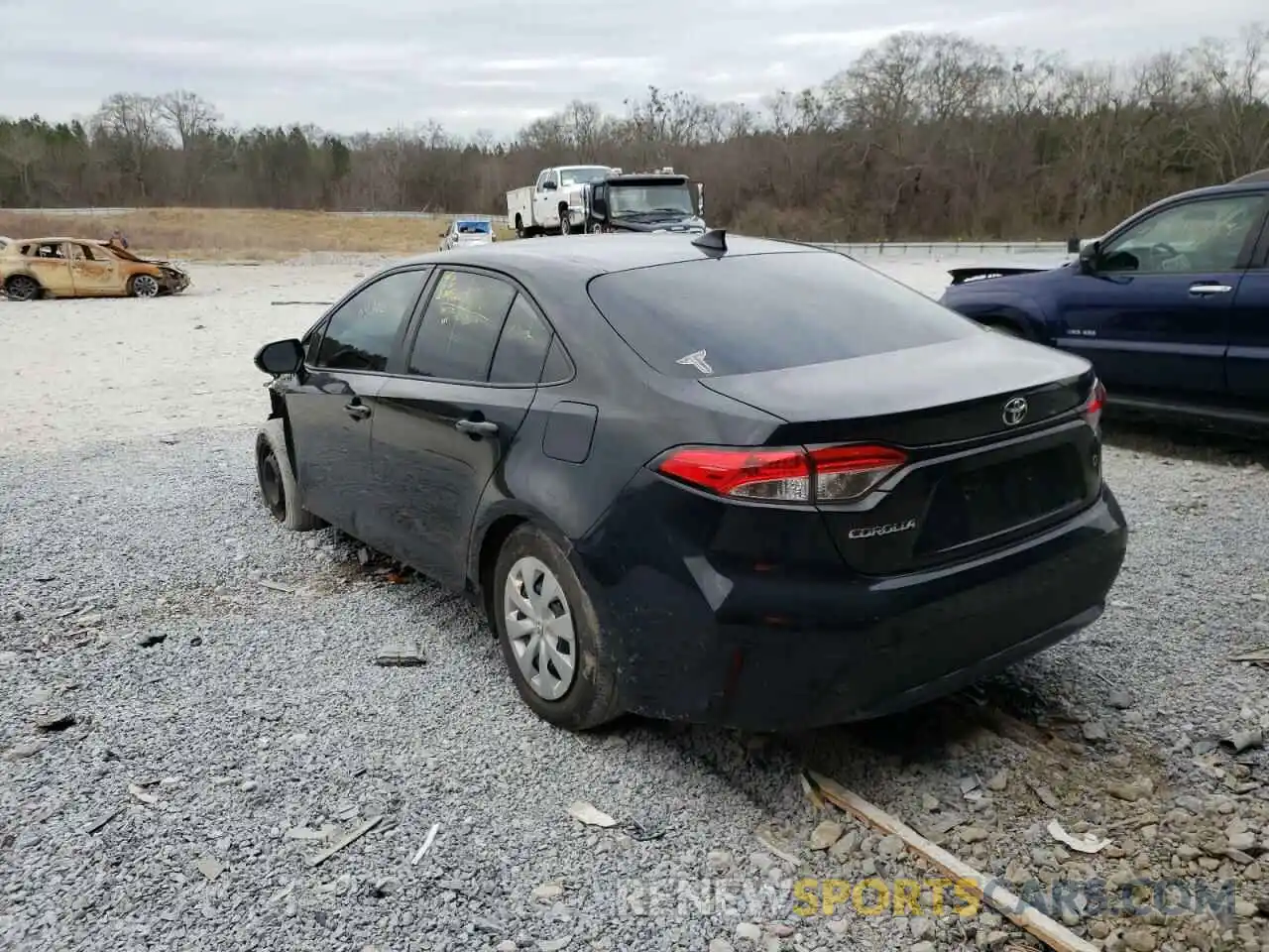 3 Photograph of a damaged car 5YFDPRAE8LP054216 TOYOTA COROLLA 2020