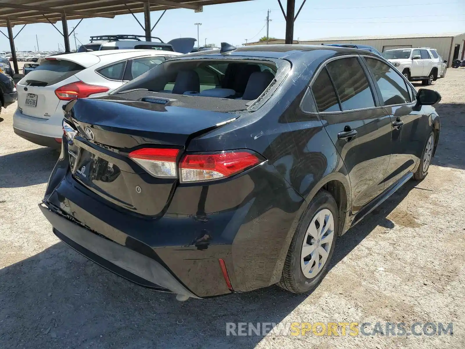 4 Photograph of a damaged car 5YFDPRAE8LP060100 TOYOTA COROLLA 2020