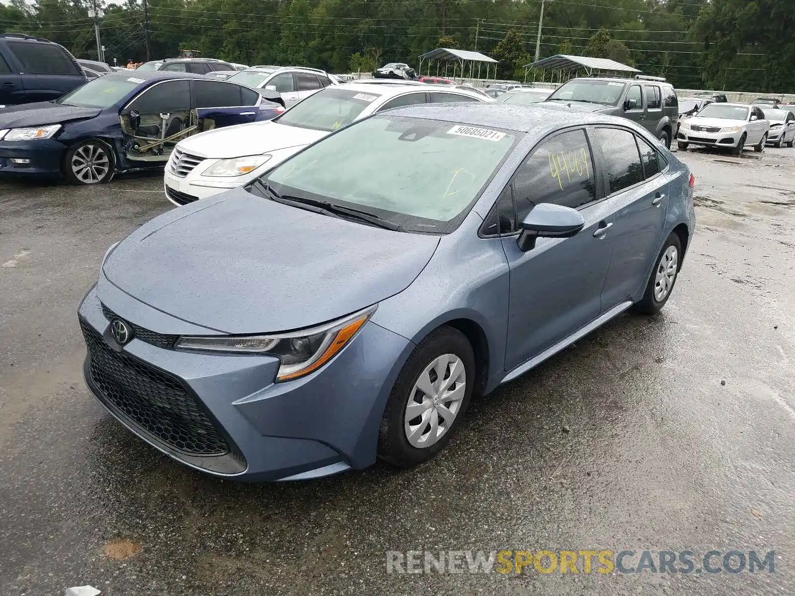 2 Photograph of a damaged car 5YFDPRAE8LP061456 TOYOTA COROLLA 2020