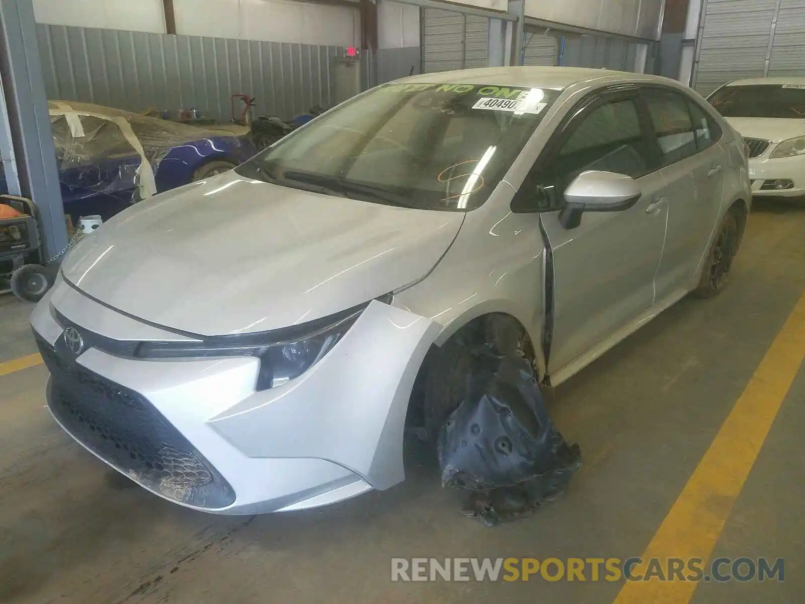 9 Photograph of a damaged car 5YFDPRAE8LP073171 TOYOTA COROLLA 2020