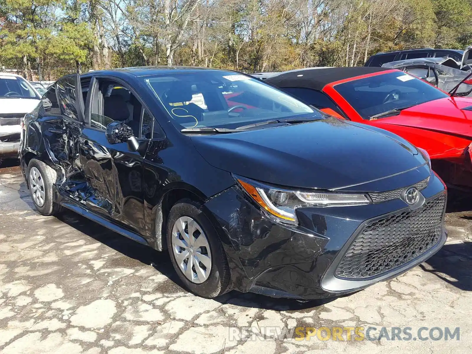 1 Photograph of a damaged car 5YFDPRAE8LP109523 TOYOTA COROLLA 2020