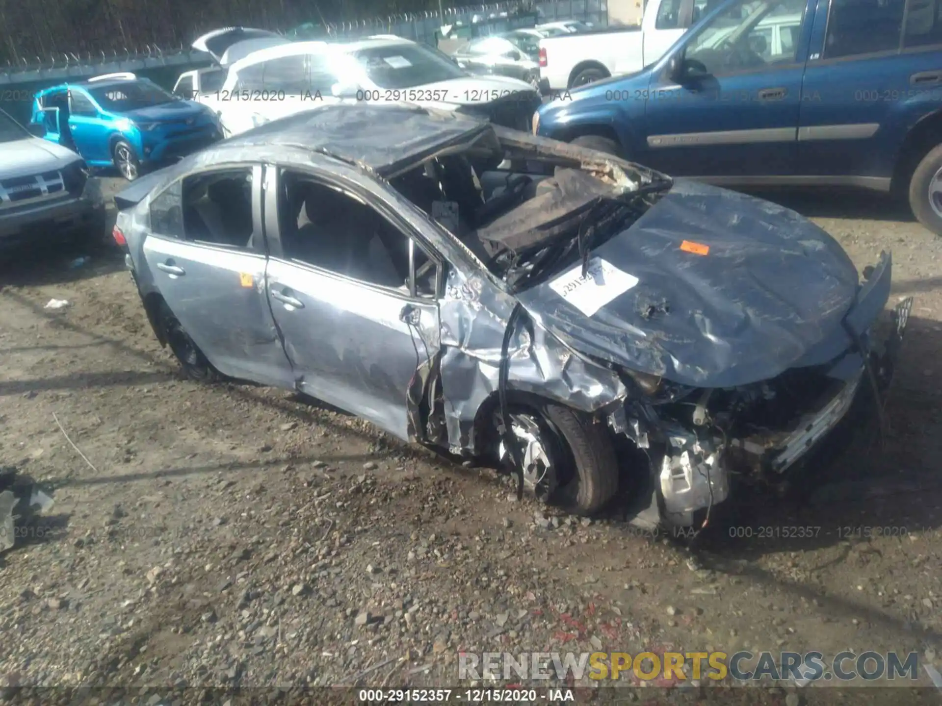 1 Photograph of a damaged car 5YFDPRAE8LP110543 TOYOTA COROLLA 2020