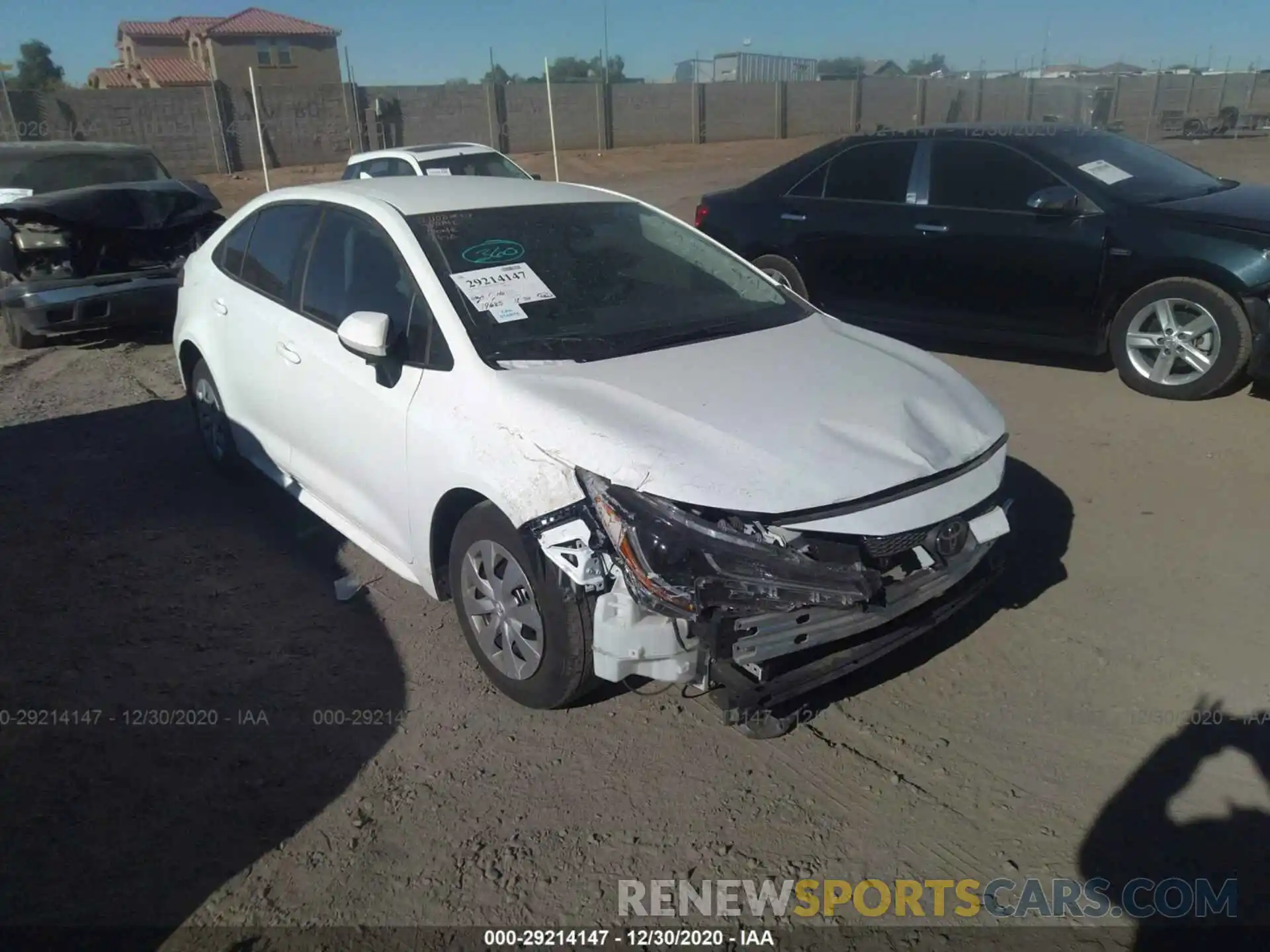 6 Photograph of a damaged car 5YFDPRAE8LP112356 TOYOTA COROLLA 2020