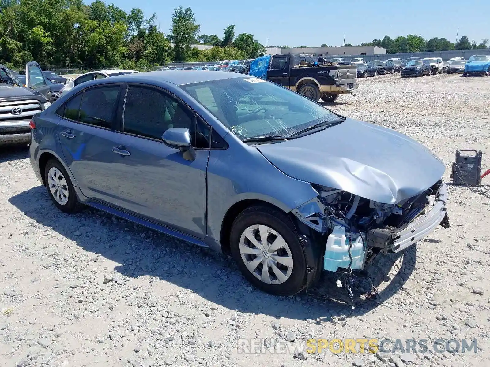 1 Photograph of a damaged car 5YFDPRAE8LP117427 TOYOTA COROLLA 2020