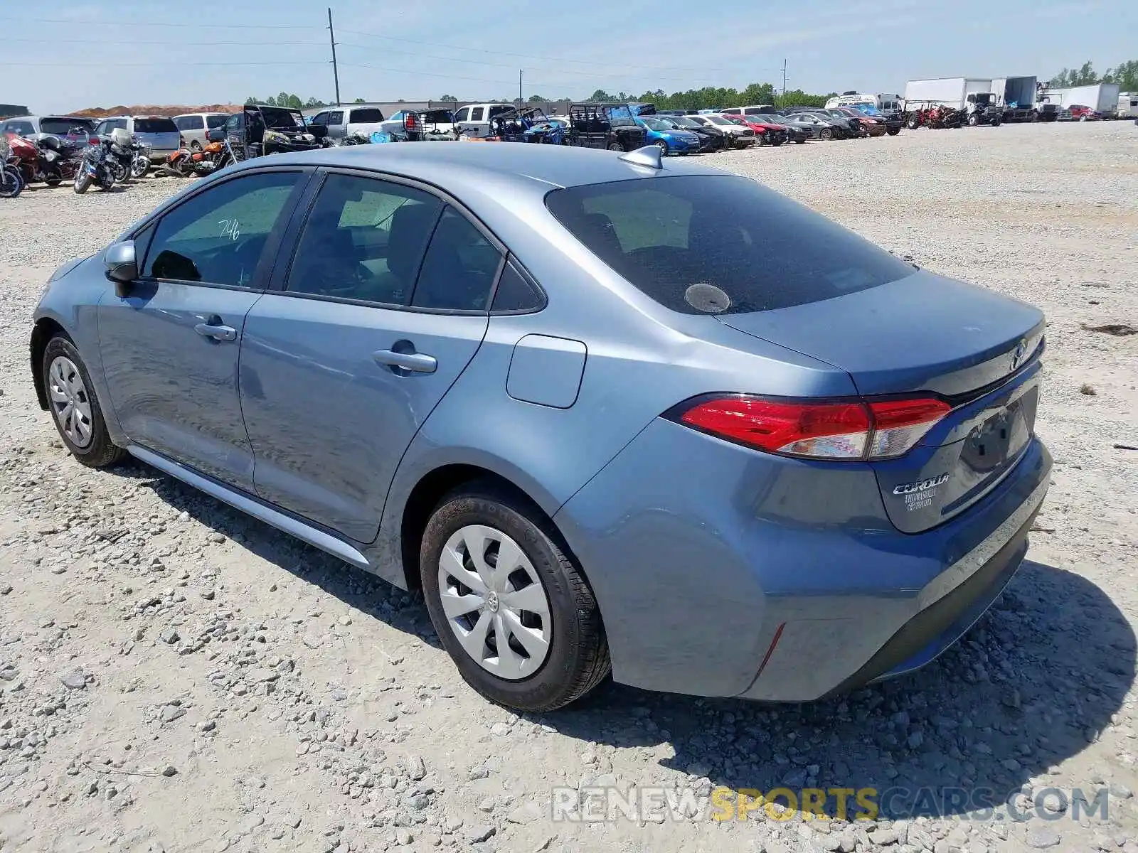 3 Photograph of a damaged car 5YFDPRAE8LP117427 TOYOTA COROLLA 2020