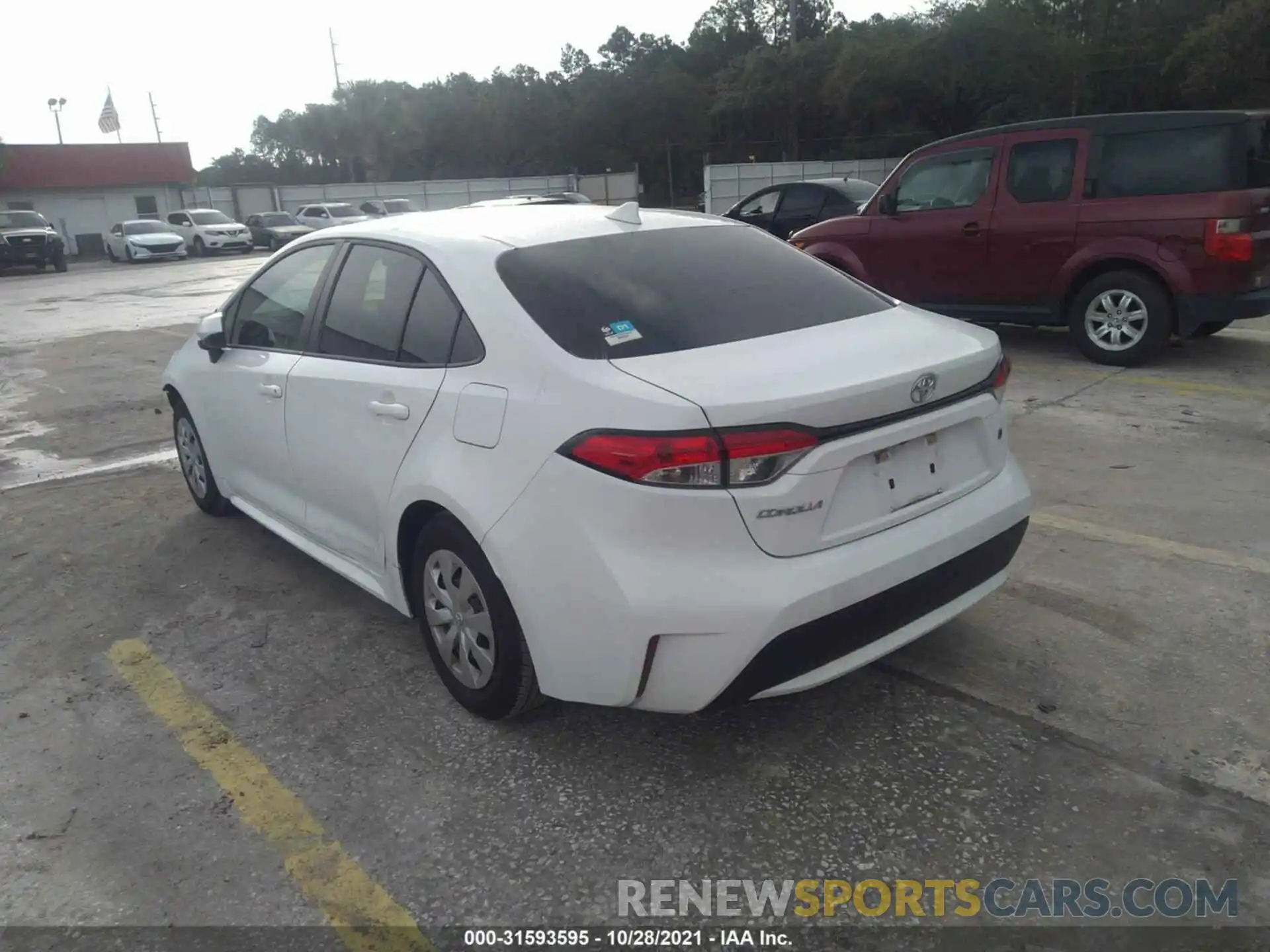 3 Photograph of a damaged car 5YFDPRAE9LP005896 TOYOTA COROLLA 2020