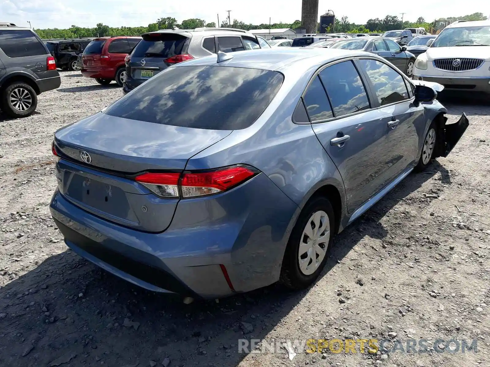 4 Photograph of a damaged car 5YFDPRAE9LP046738 TOYOTA COROLLA 2020