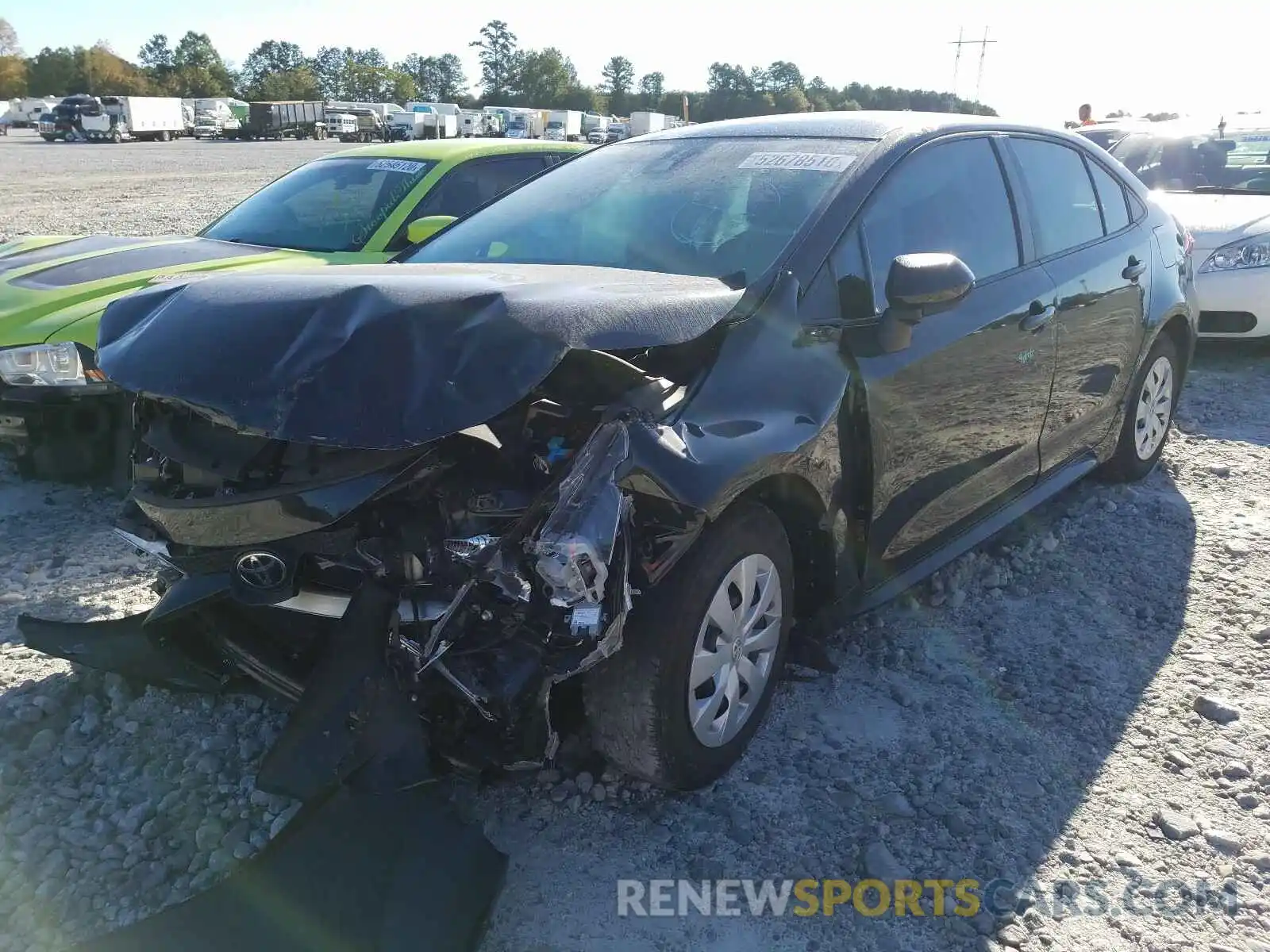 2 Photograph of a damaged car 5YFDPRAE9LP048778 TOYOTA COROLLA 2020