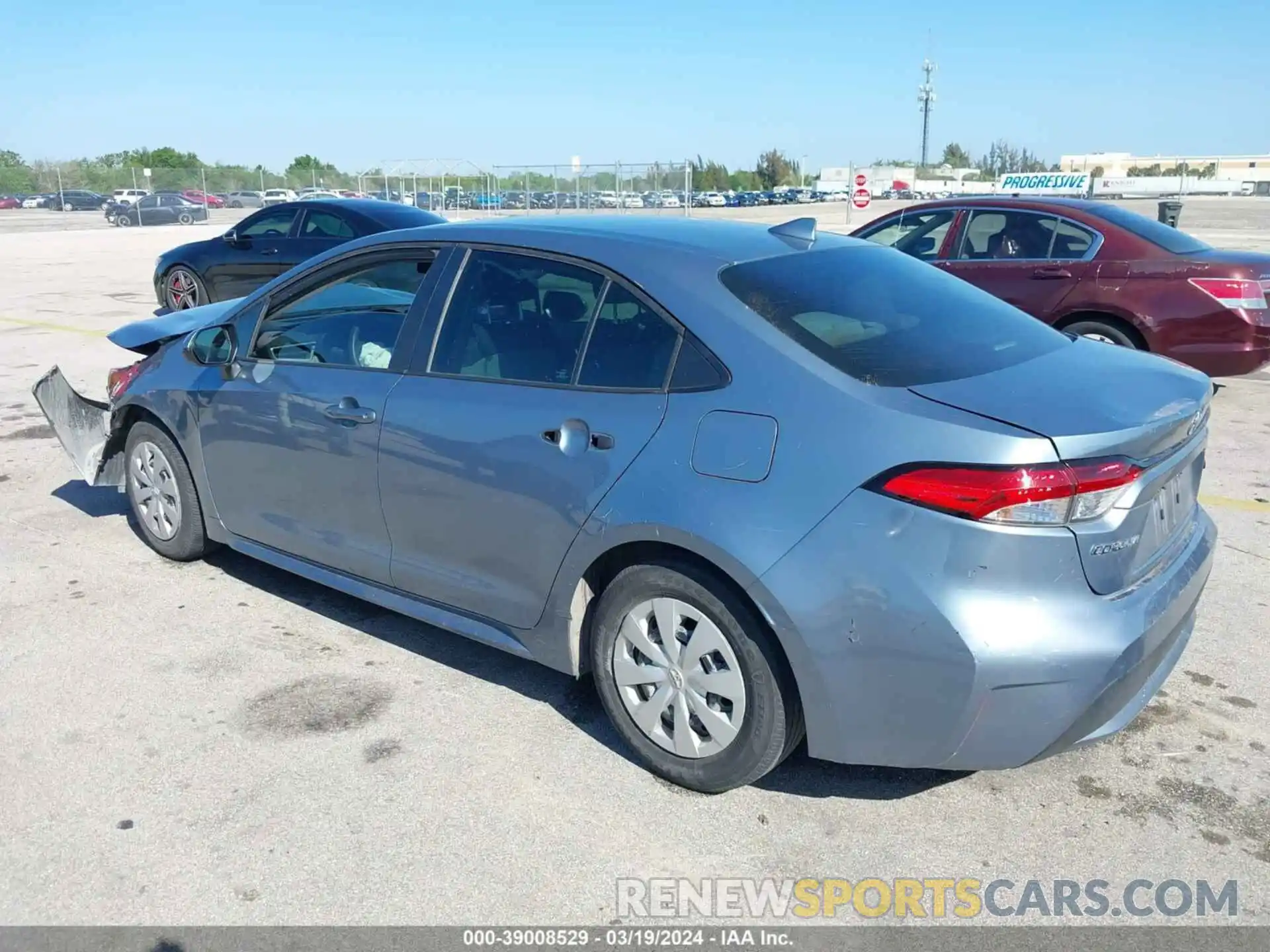 3 Photograph of a damaged car 5YFDPRAE9LP050790 TOYOTA COROLLA 2020