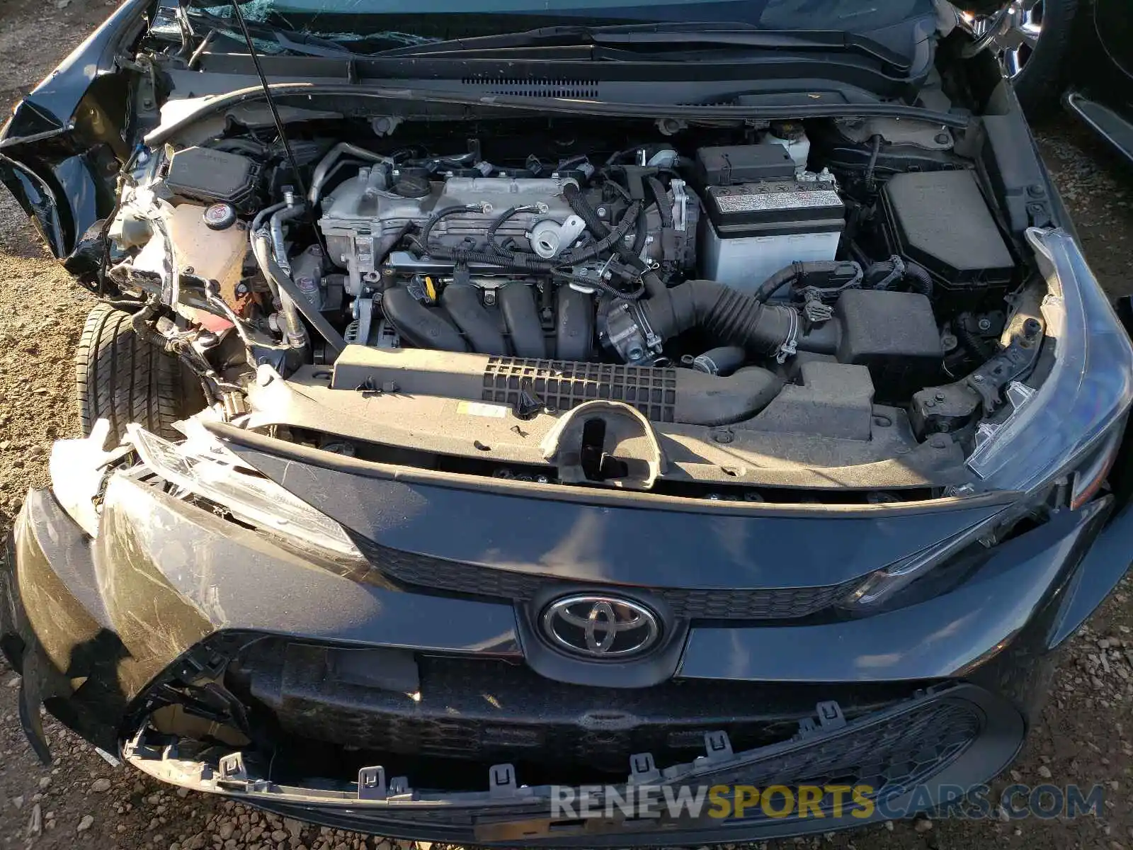 7 Photograph of a damaged car 5YFDPRAE9LP065080 TOYOTA COROLLA 2020