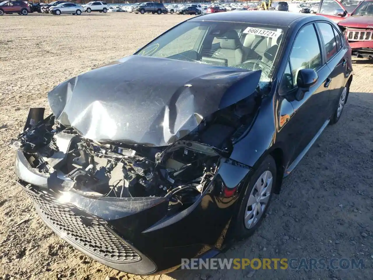 2 Photograph of a damaged car 5YFDPRAE9LP067511 TOYOTA COROLLA 2020