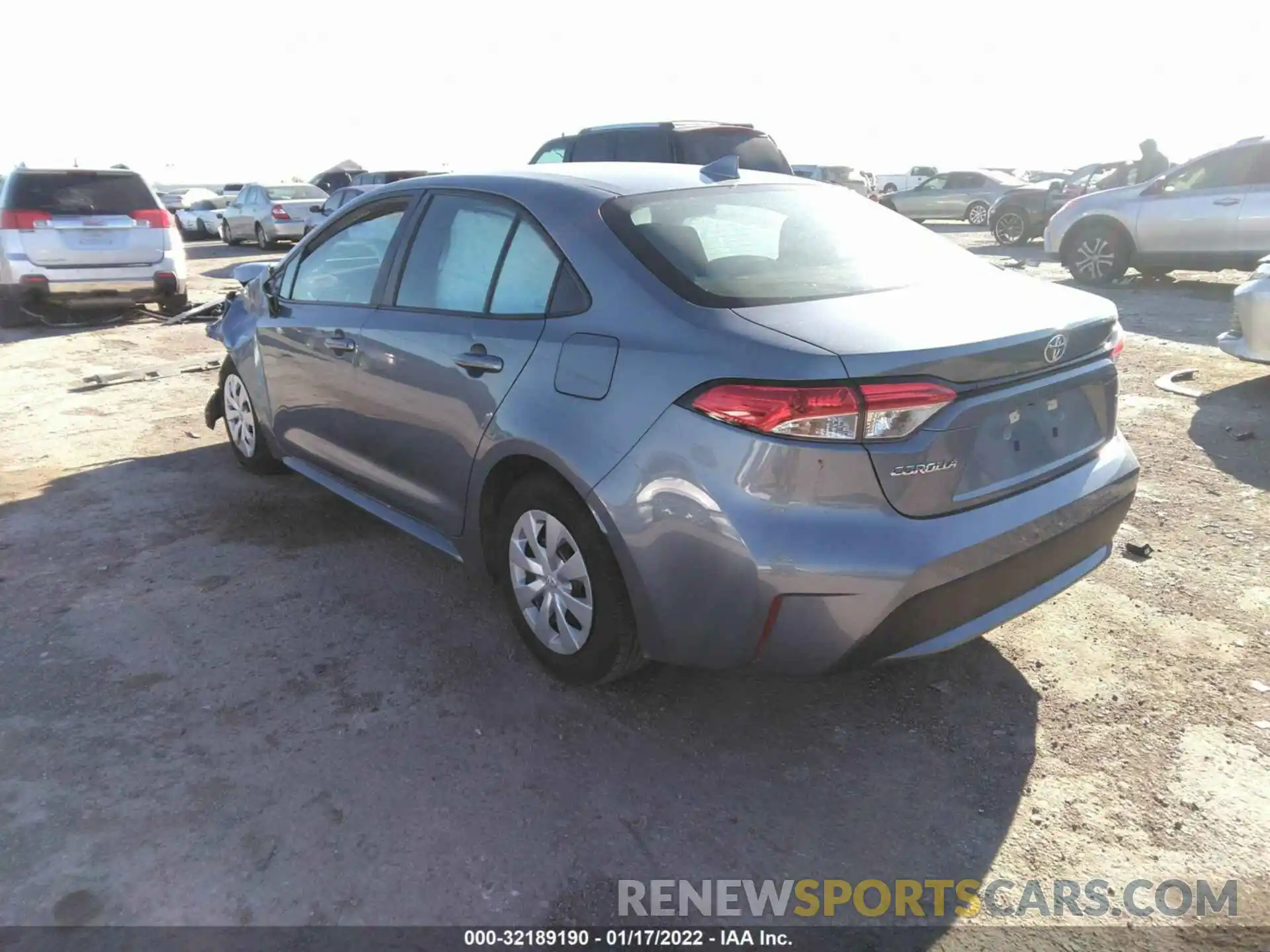 3 Photograph of a damaged car 5YFDPRAE9LP067525 TOYOTA COROLLA 2020