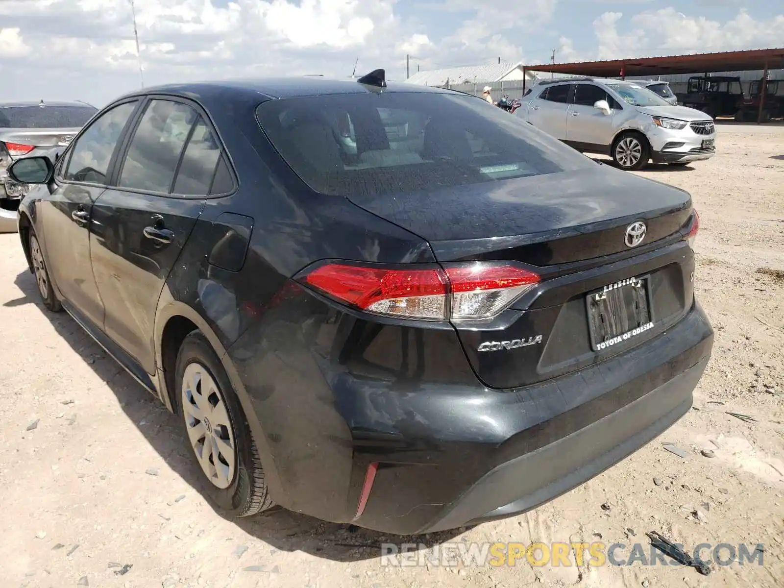 3 Photograph of a damaged car 5YFDPRAE9LP074829 TOYOTA COROLLA 2020