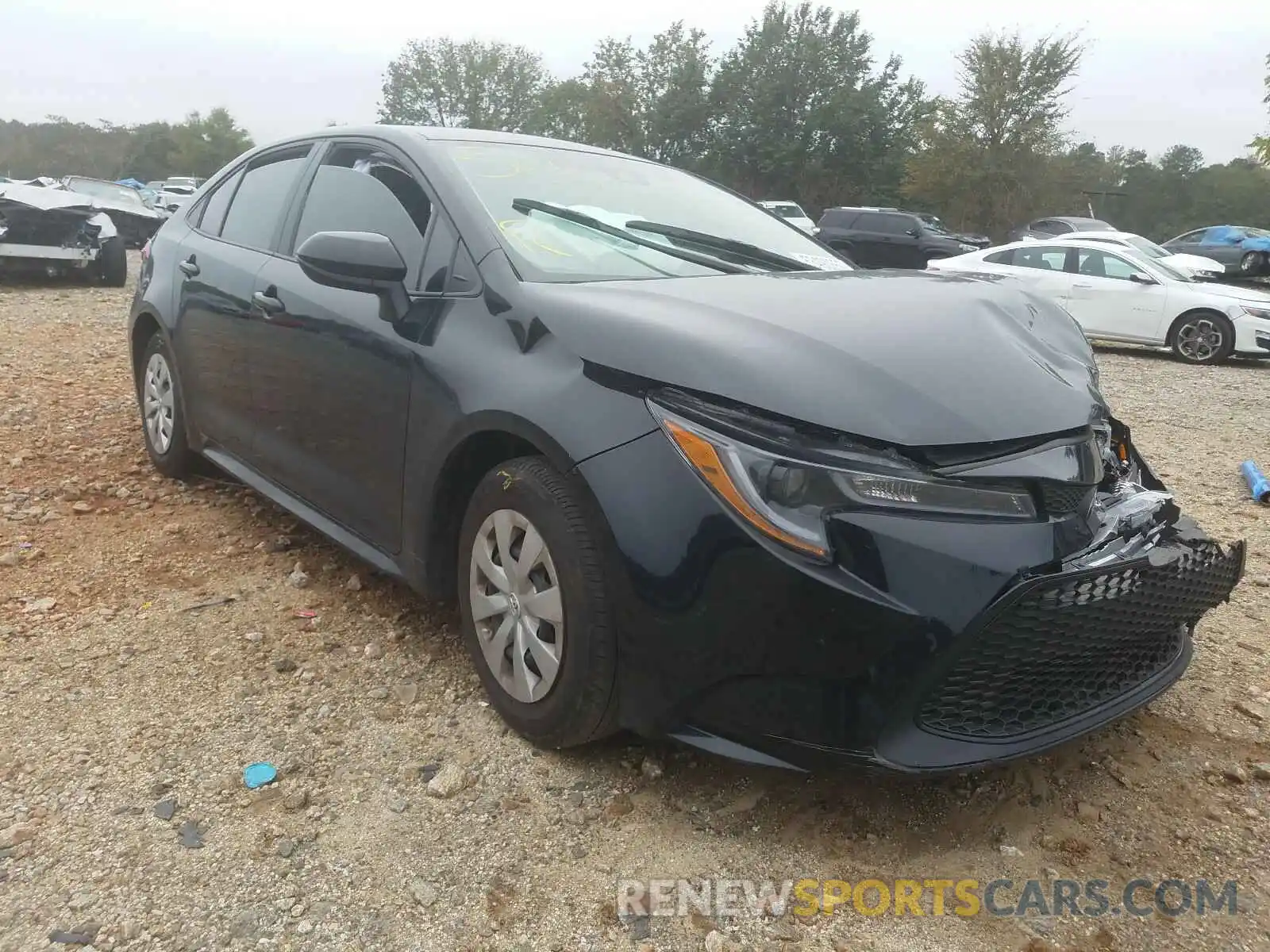 1 Photograph of a damaged car 5YFDPRAE9LP126461 TOYOTA COROLLA 2020