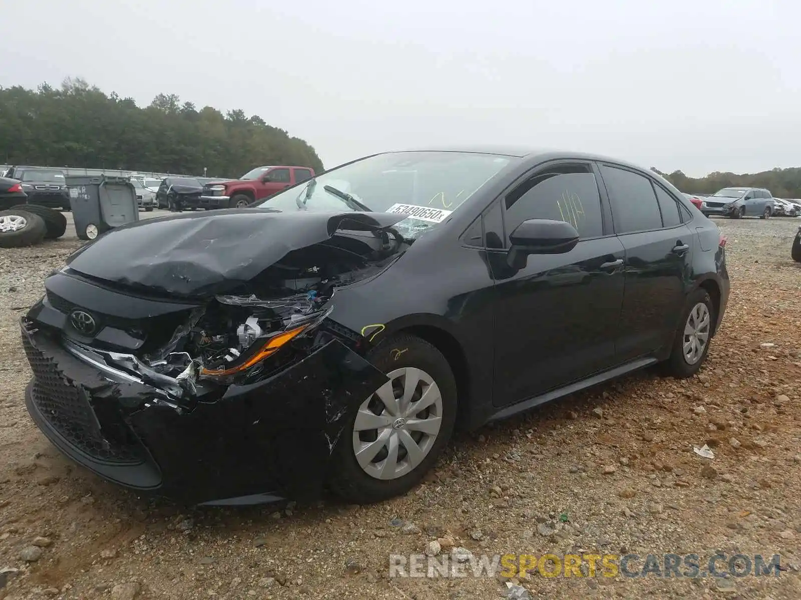 2 Photograph of a damaged car 5YFDPRAE9LP126461 TOYOTA COROLLA 2020