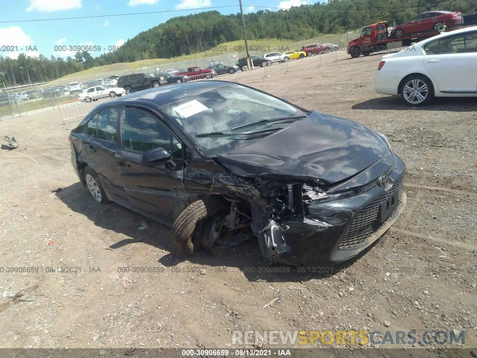 1 Photograph of a damaged car 5YFDPRAE9LP143910 TOYOTA COROLLA 2020