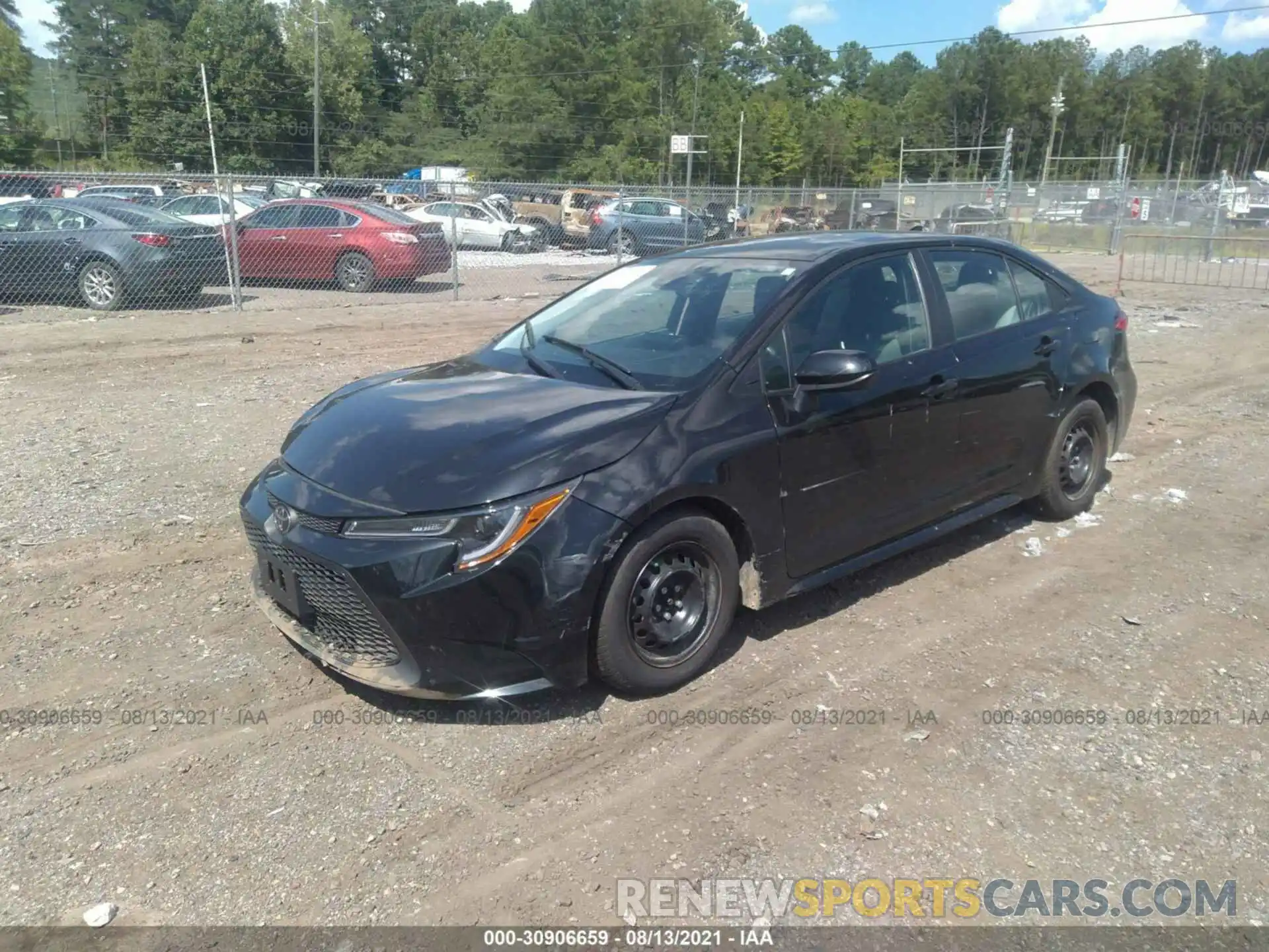 2 Photograph of a damaged car 5YFDPRAE9LP143910 TOYOTA COROLLA 2020