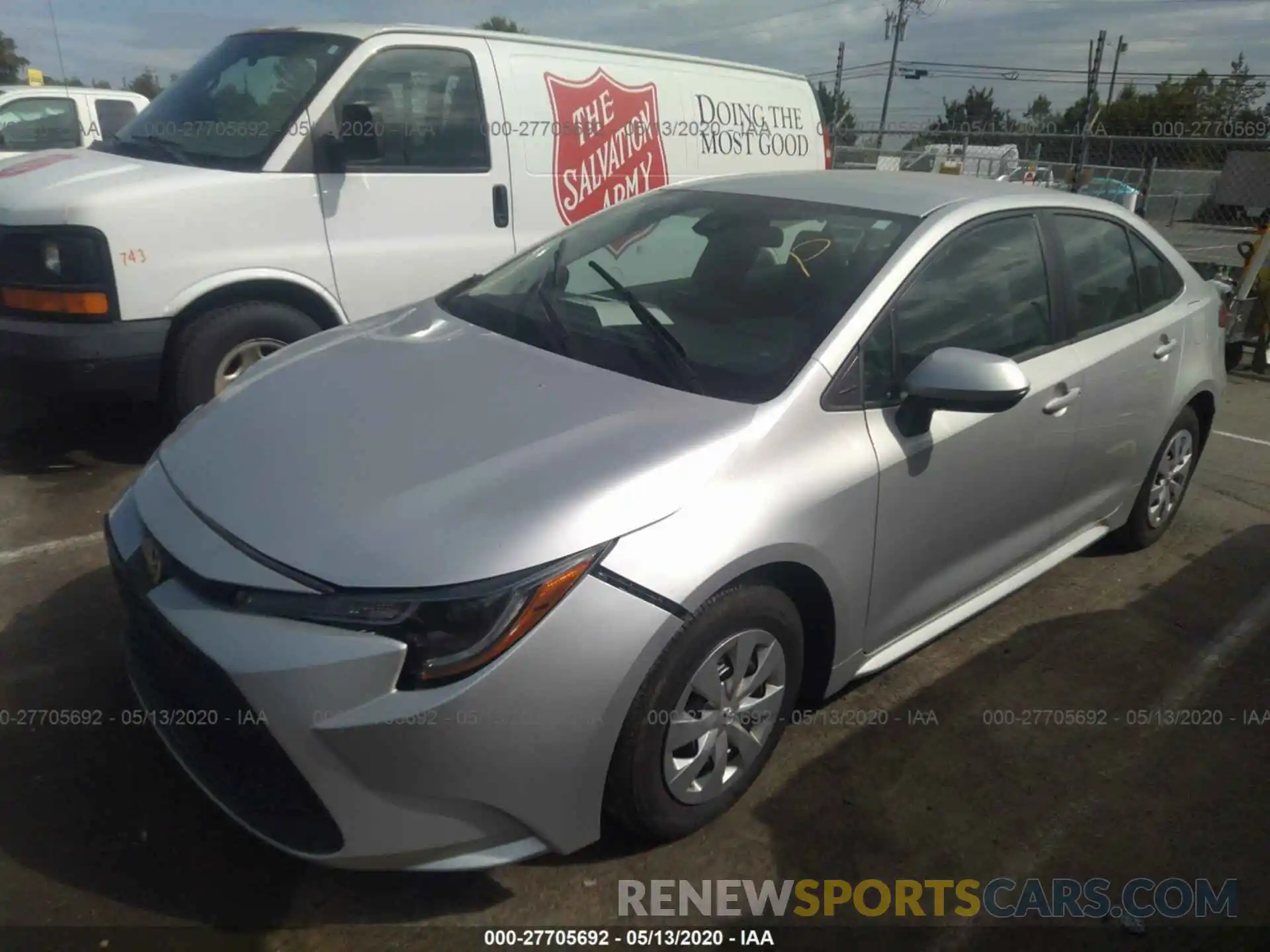 2 Photograph of a damaged car 5YFDPRAEXLP007107 TOYOTA COROLLA 2020