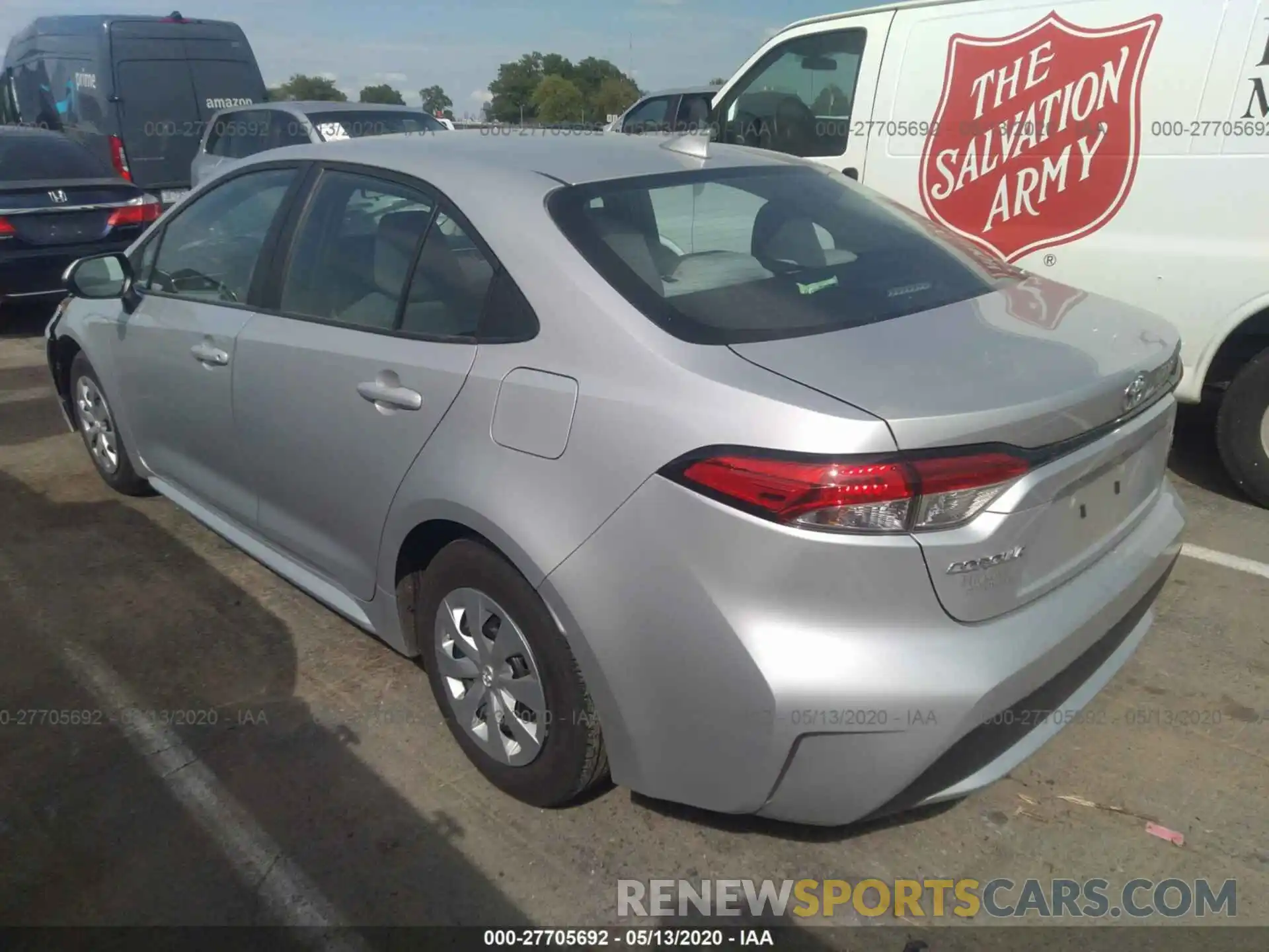 3 Photograph of a damaged car 5YFDPRAEXLP007107 TOYOTA COROLLA 2020