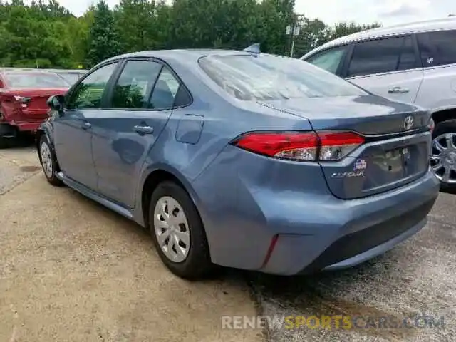 3 Photograph of a damaged car 5YFDPRAEXLP012517 TOYOTA COROLLA 2020