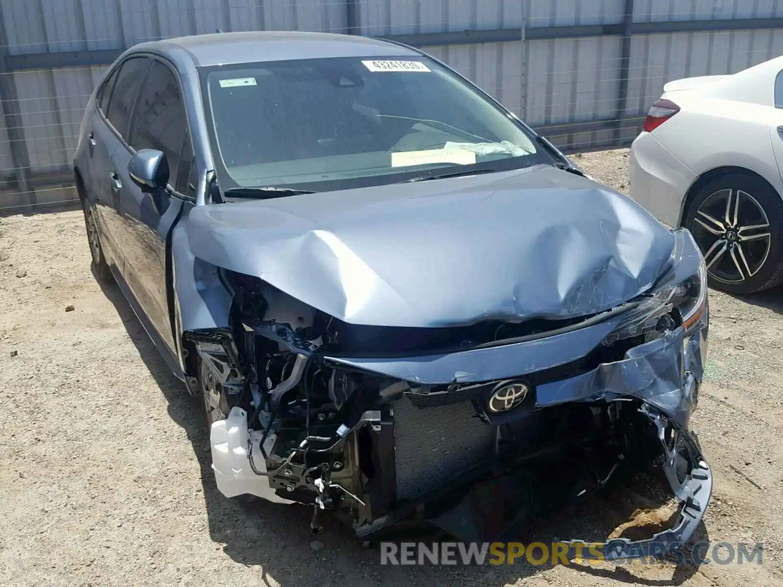 1 Photograph of a damaged car 5YFDPRAEXLP013585 TOYOTA COROLLA 2020