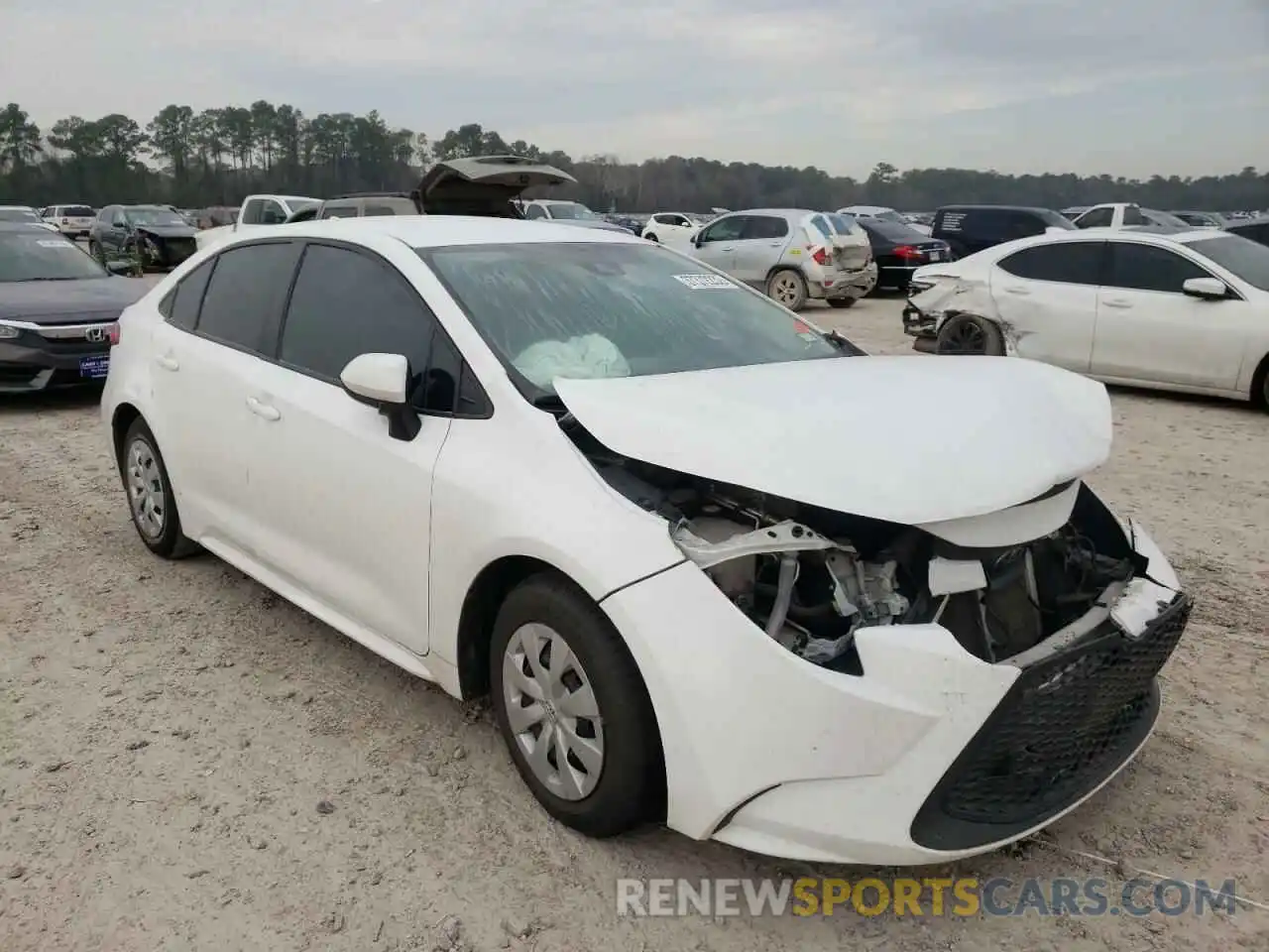 1 Photograph of a damaged car 5YFDPRAEXLP015207 TOYOTA COROLLA 2020