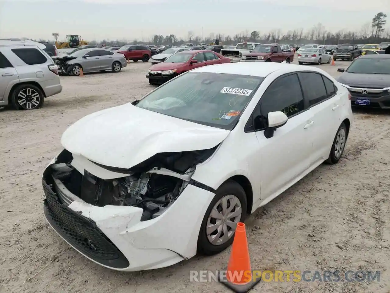 2 Photograph of a damaged car 5YFDPRAEXLP015207 TOYOTA COROLLA 2020