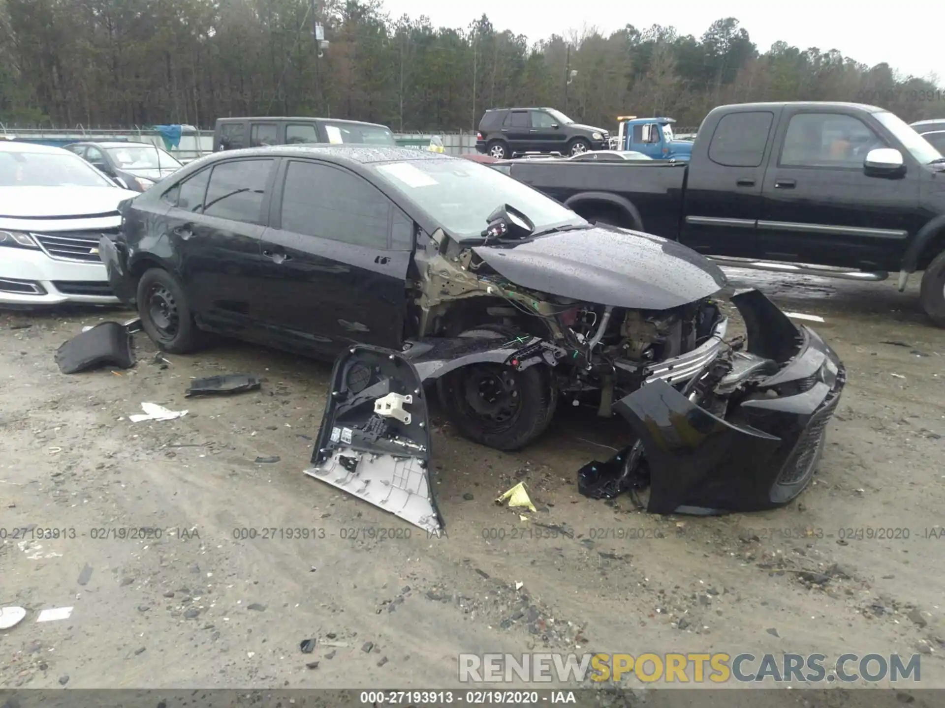 1 Photograph of a damaged car 5YFDPRAEXLP037417 TOYOTA COROLLA 2020