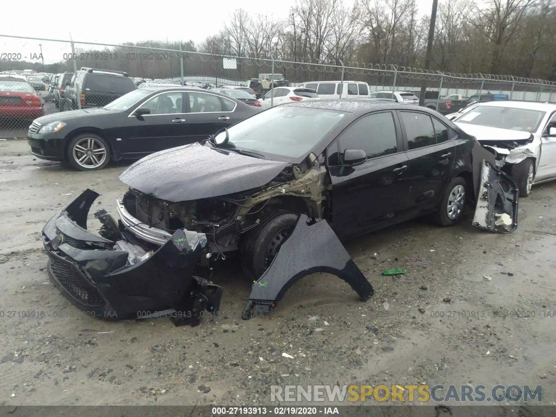 2 Photograph of a damaged car 5YFDPRAEXLP037417 TOYOTA COROLLA 2020